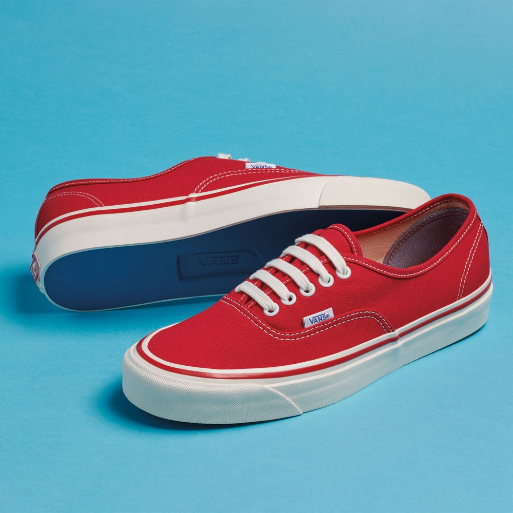 Vans Authentic 44 Deck DX Classic Dam Röda | 72650NVRQ