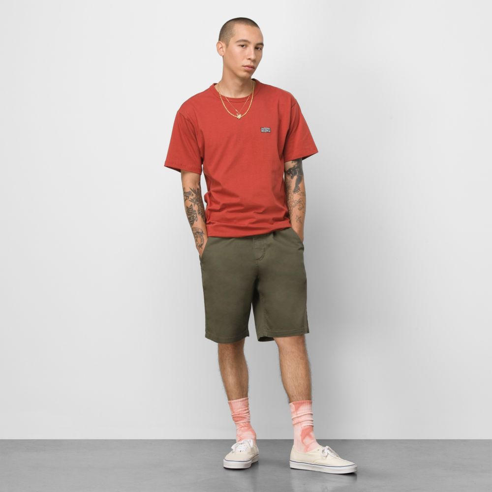 Vans Authentic Chino Relaxed 20 Shorts Herr Lila | 52047AJFW