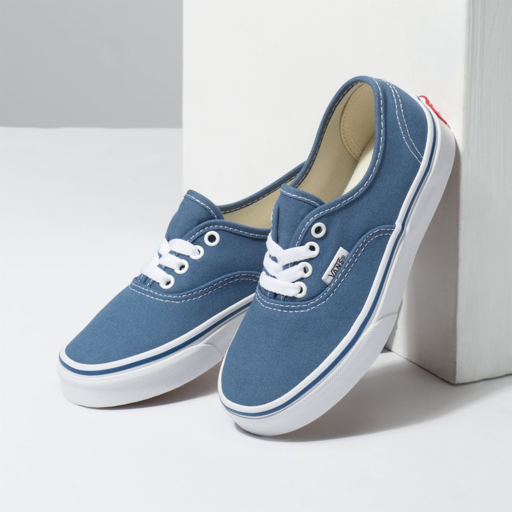 Vans Authentic Classic Barn Marinblå Vita | 27580LRJP