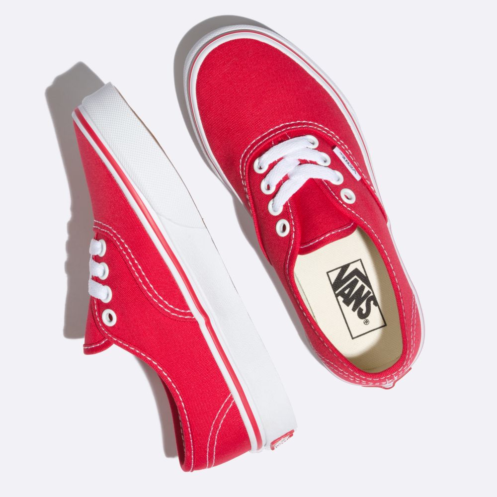 Vans Authentic Classic Barn Röda Vita | 10523SEAR