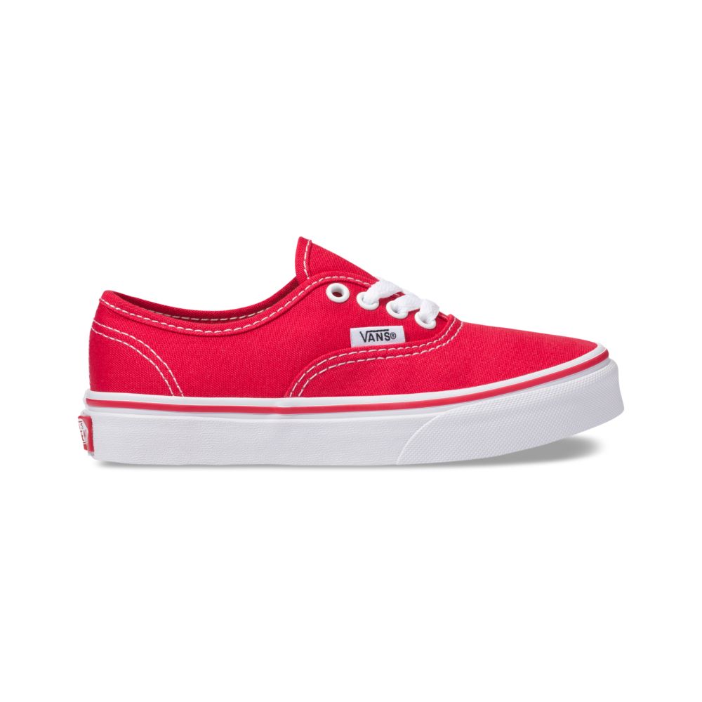 Vans Authentic Classic Barn Röda Vita | 10523SEAR