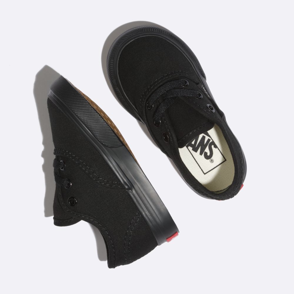 Vans Authentic Classic Barn Svarta Svarta | 69735BZGU