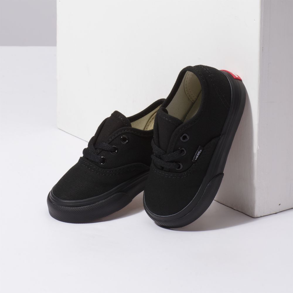 Vans Authentic Classic Barn Svarta Svarta | 69735BZGU