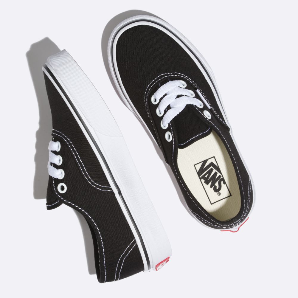 Vans Authentic Classic Barn Svarta Vita | 70234QCWA