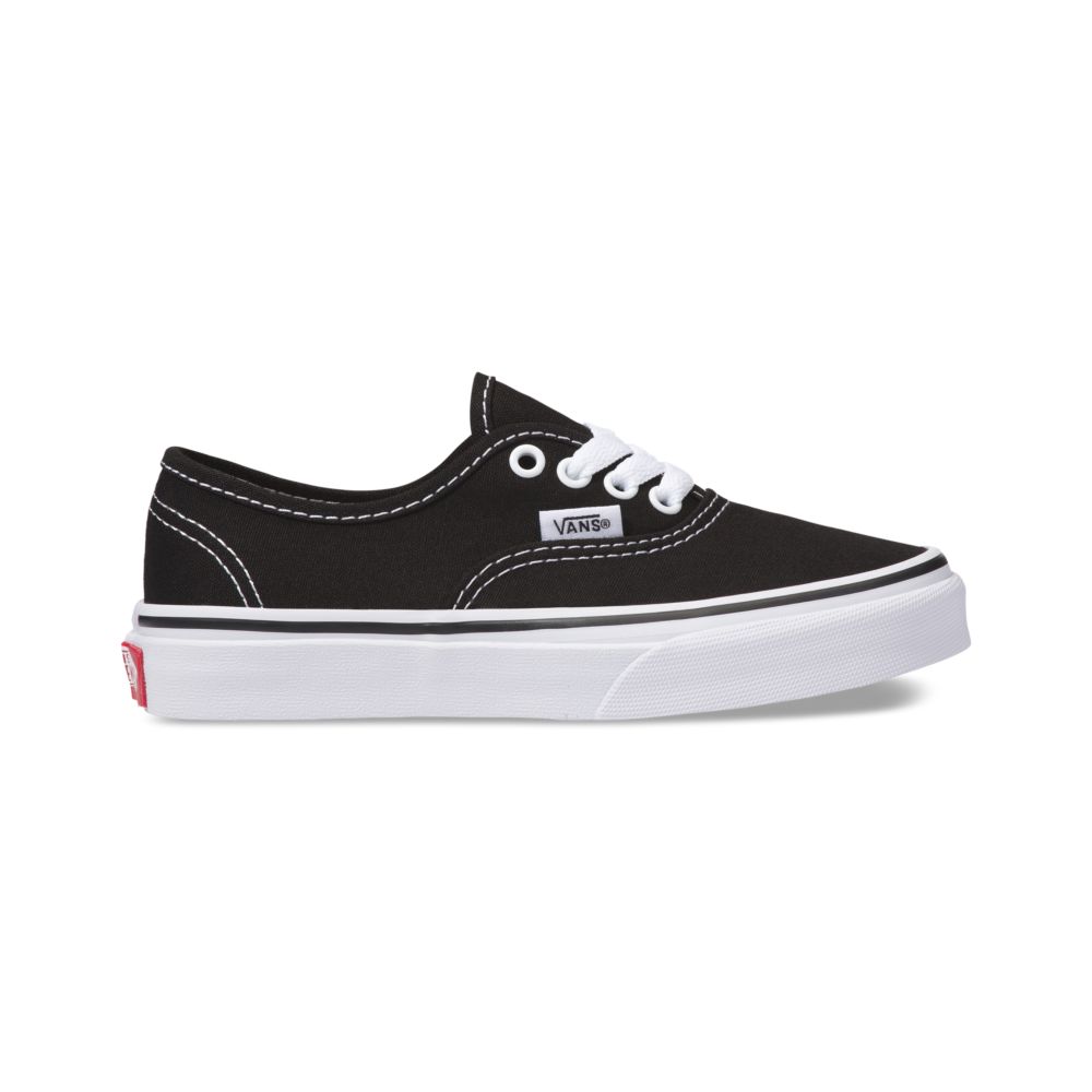 Vans Authentic Classic Barn Svarta Vita | 70234QCWA