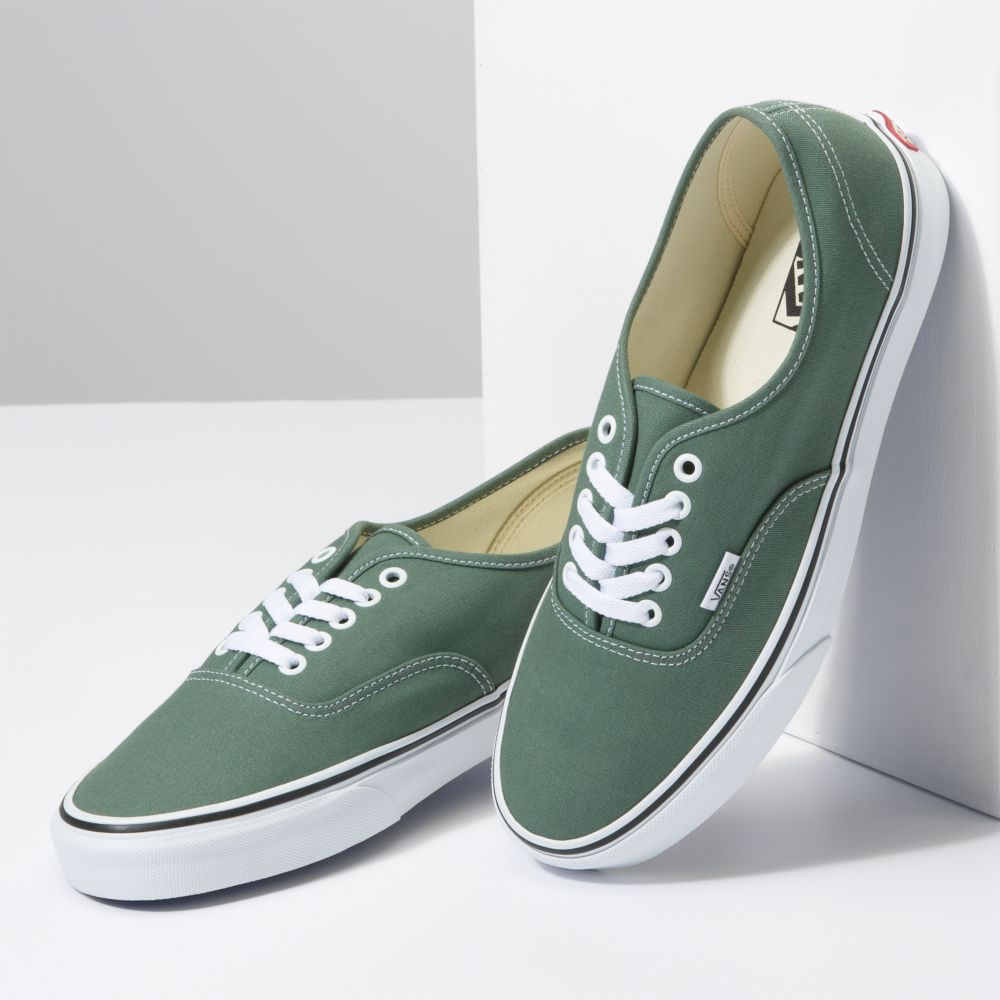 Vans Authentic Classic Dam Gröna | 42739EMQC