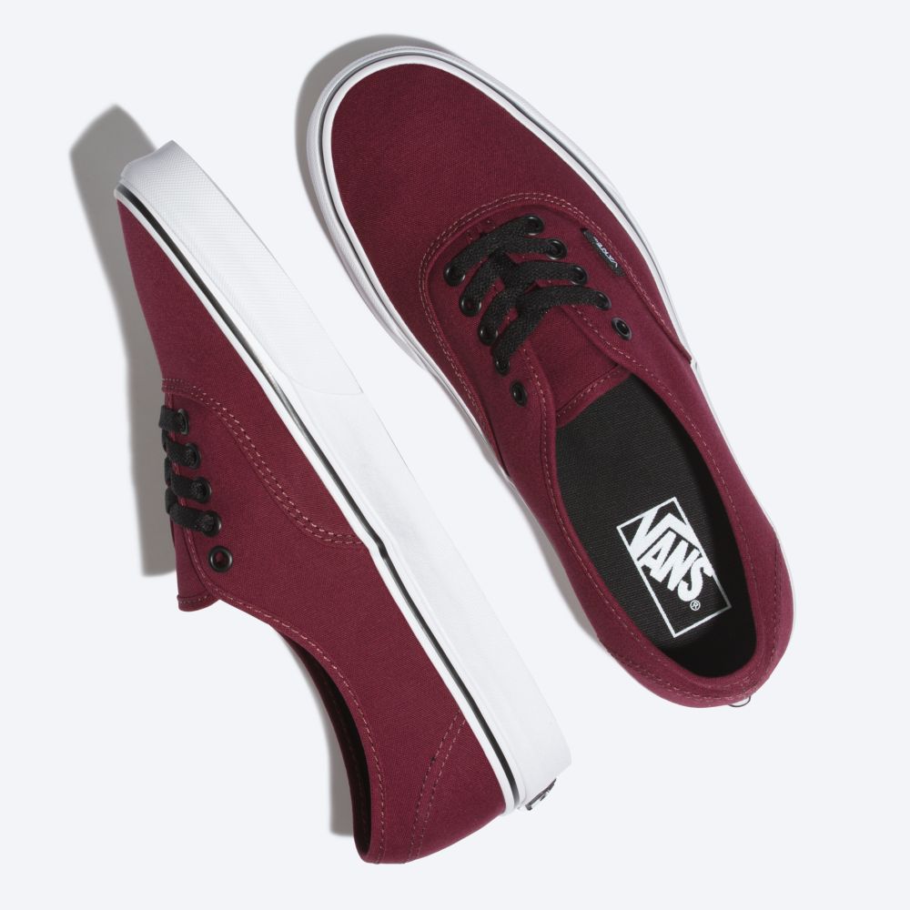 Vans Authentic Classic Dam Röda Svarta | 49608ZMEU