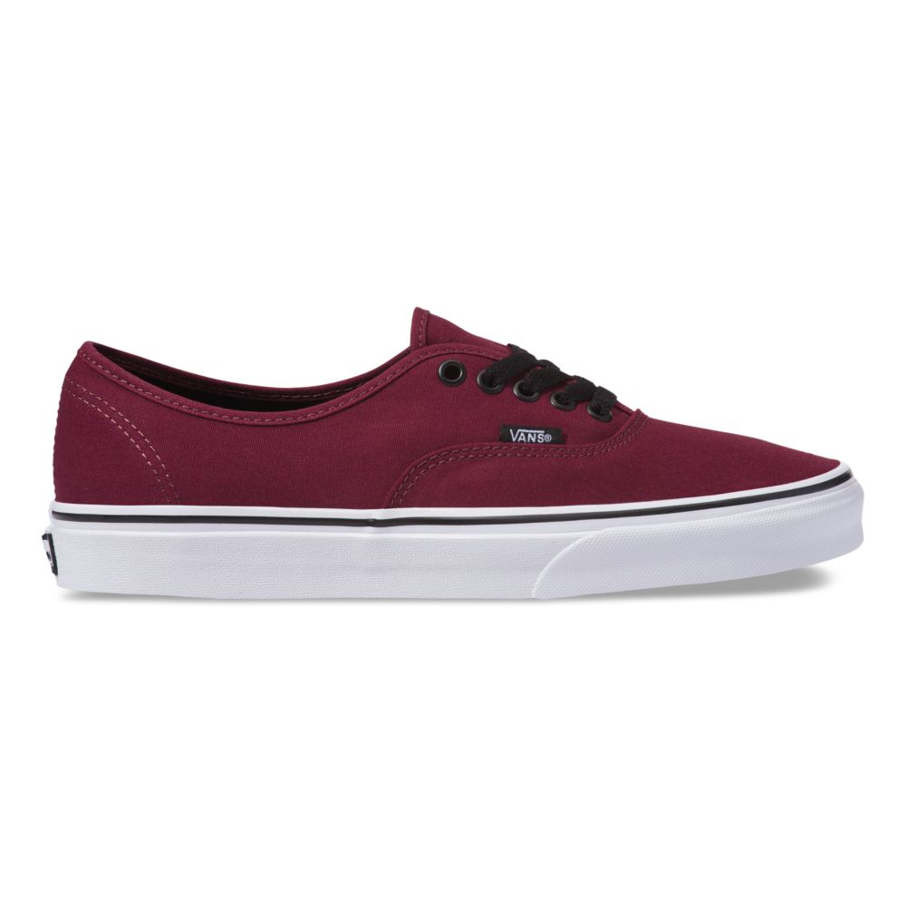 Vans Authentic Classic Dam Röda Svarta | 49608ZMEU