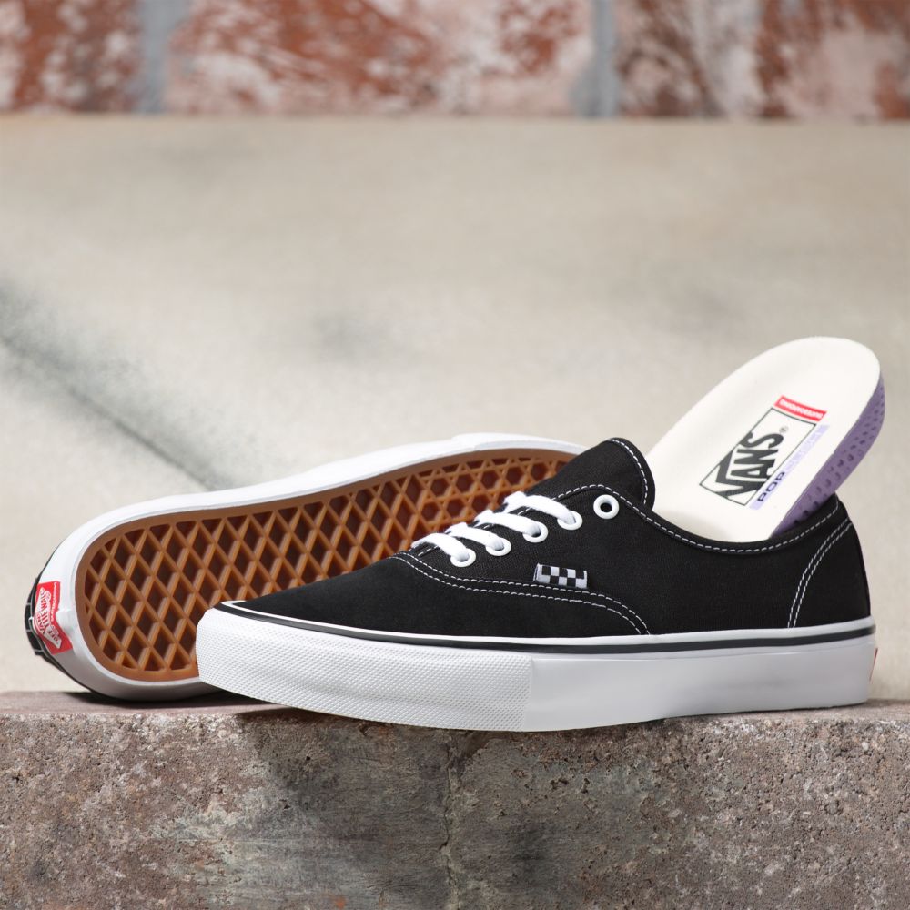 Vans Authentic Classic Dam Svarta Vita | 14309RGFU