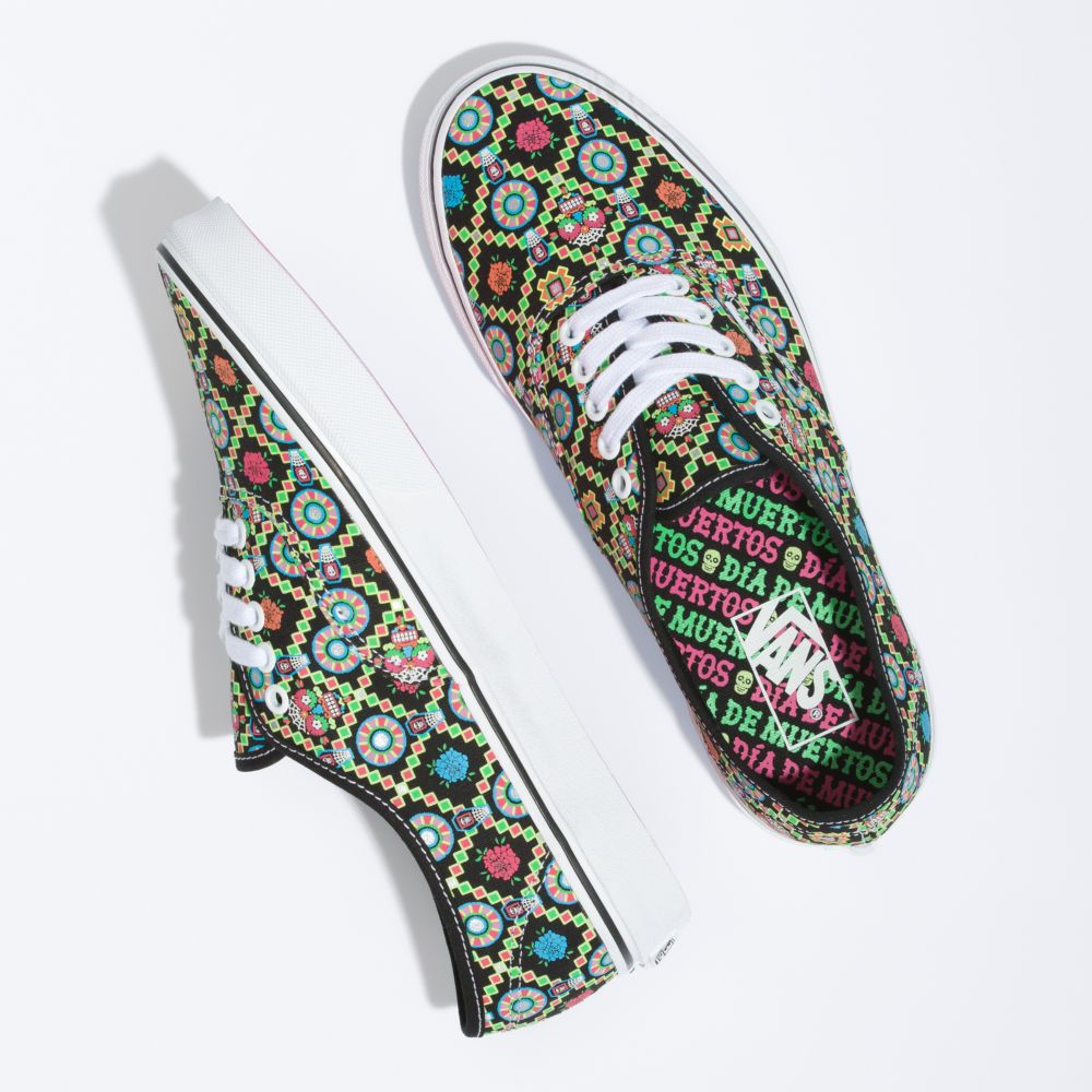 Vans Authentic Classic Dam Svarta Vita | 96183HGVU