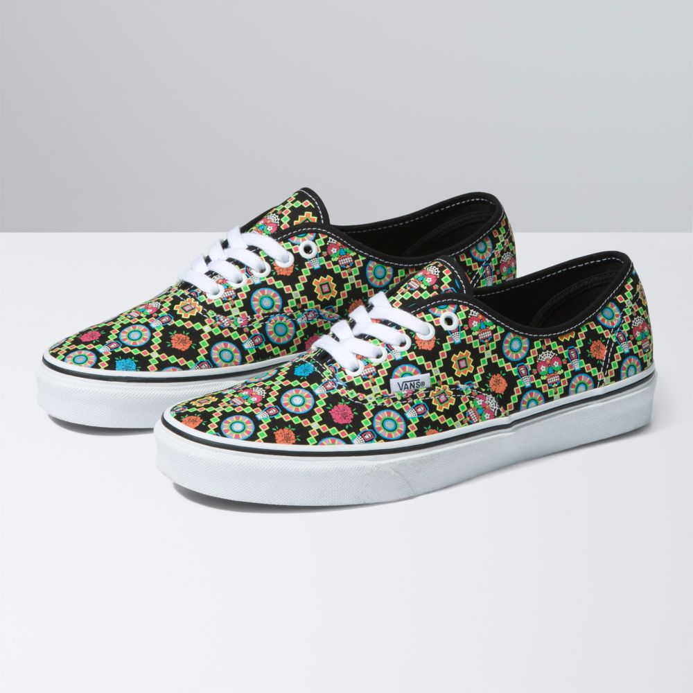 Vans Authentic Classic Dam Svarta Vita | 96183HGVU