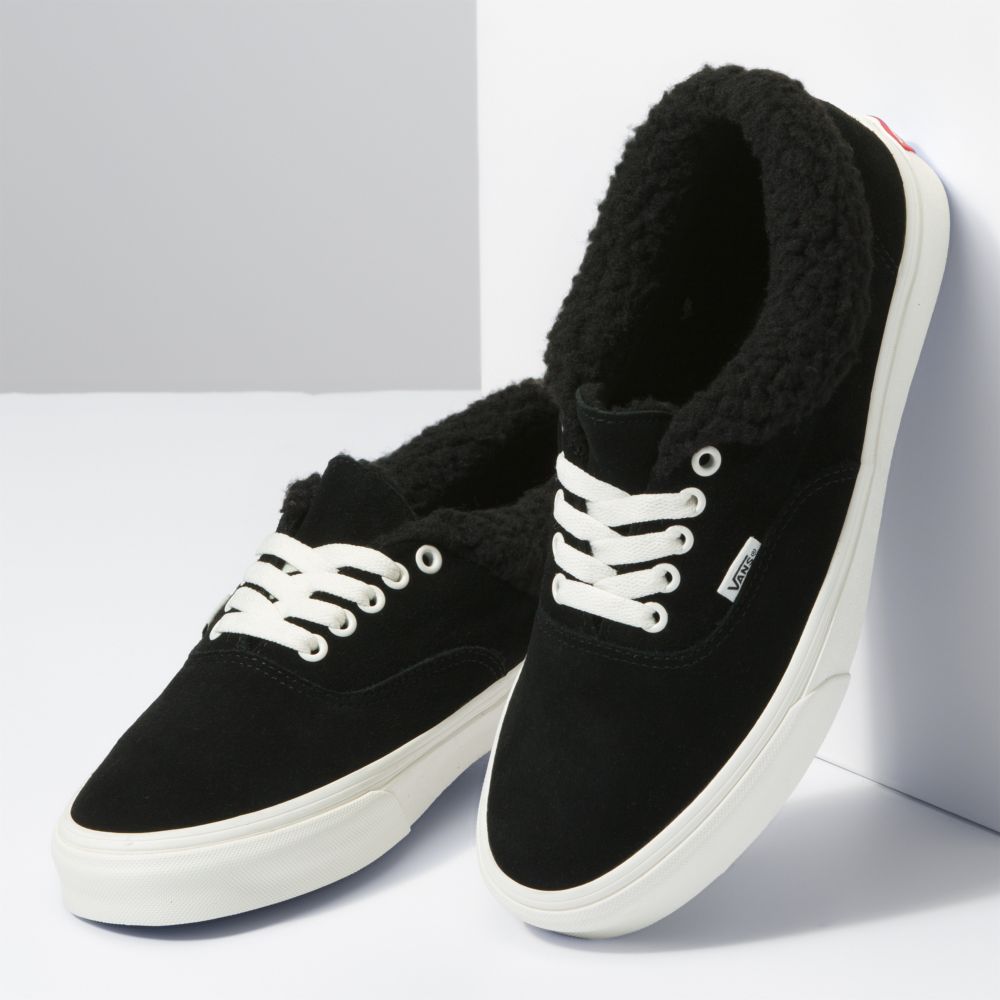 Vans Authentic Sherpa Classic Dam Svarta | 86249FWEG