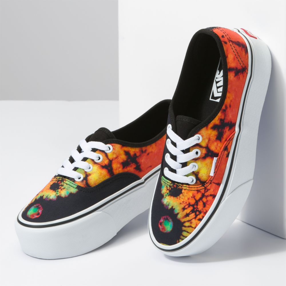 Vans Authentic Stackform Classic Dam Svarta Olika Färger | 38692QMSP