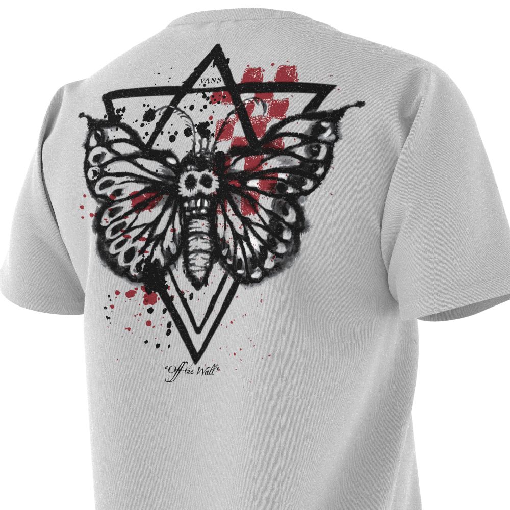 Vans Butterfly Journal T-shirt Herr Vita | 36278BRQW