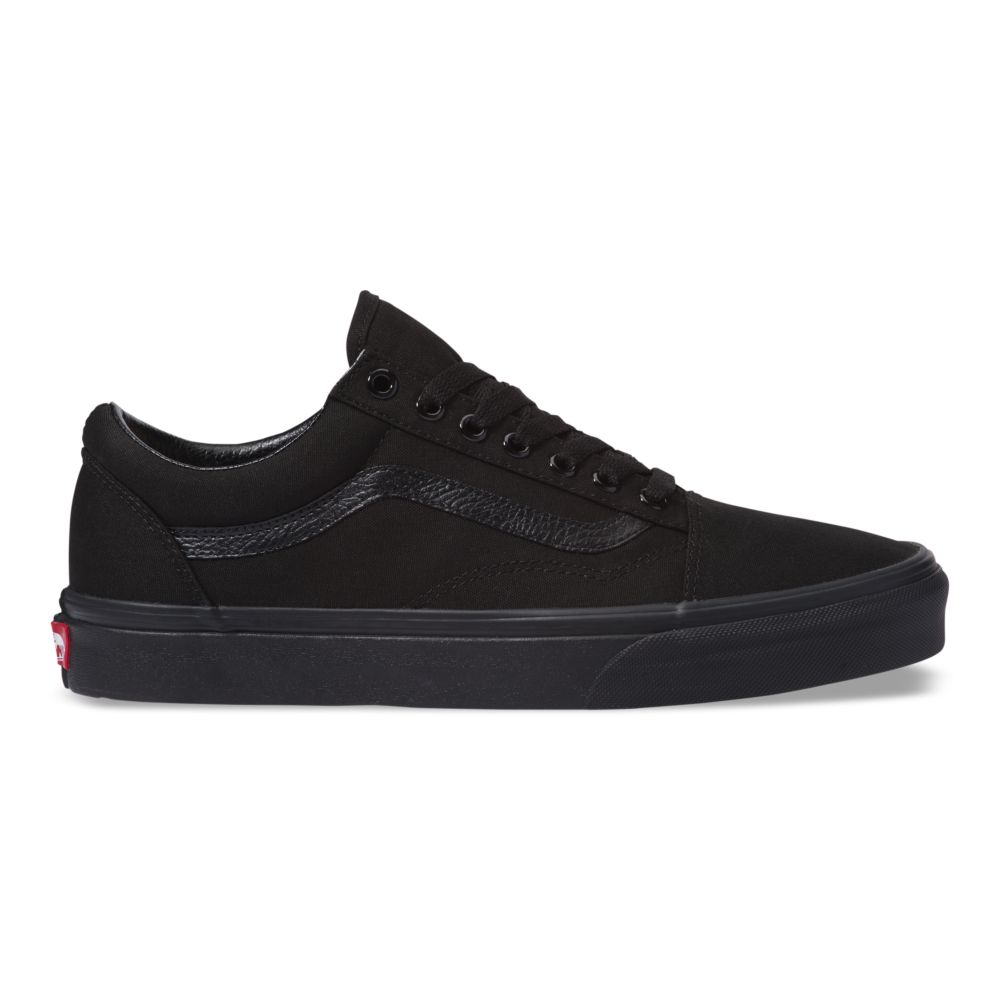 Vans Canvas Old Skool Classic Dam Svarta Svarta | 73086YDBE