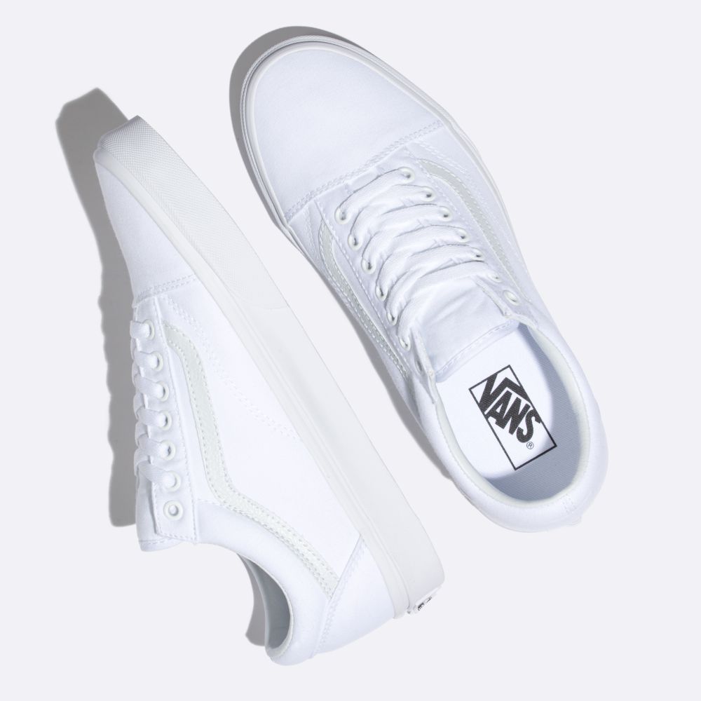 Vans Canvas Old Skool Classic Dam Vita | 60813SAWE