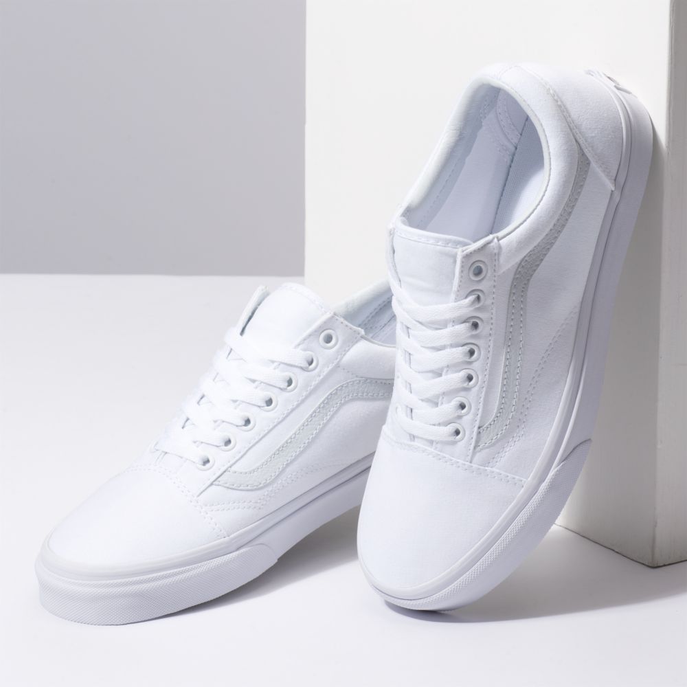 Vans Canvas Old Skool Classic Dam Vita | 60813SAWE