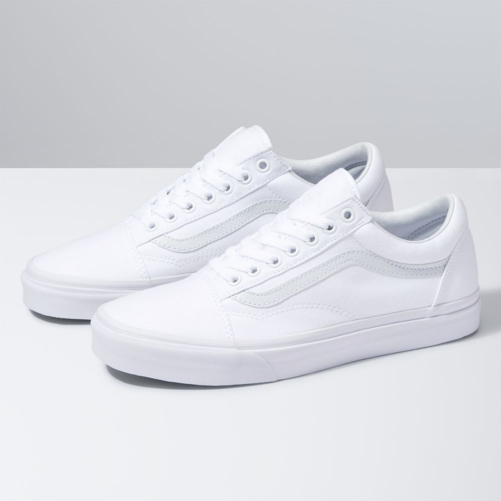 Vans Canvas Old Skool Classic Dam Vita | 60813SAWE