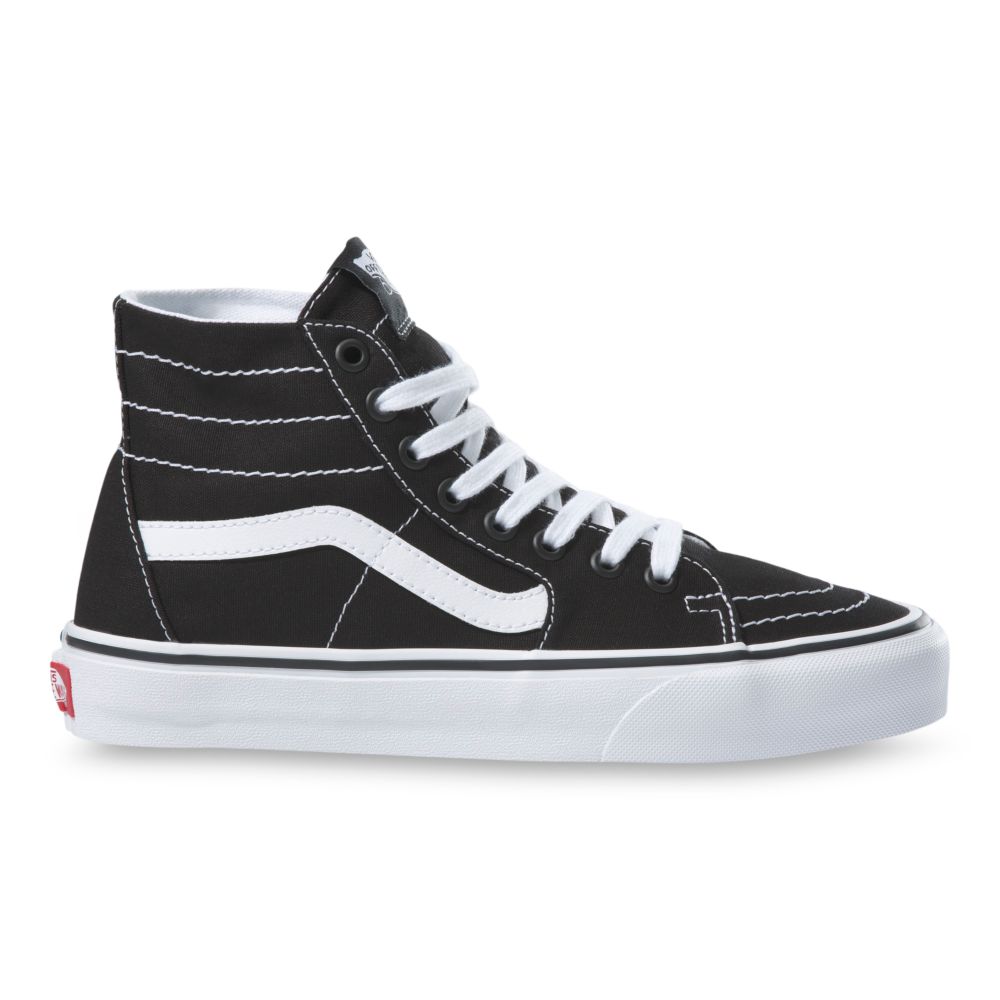 Vans Canvas Sk8-Hi Tapered Classic Dam Svarta Vita | 13094ITLS