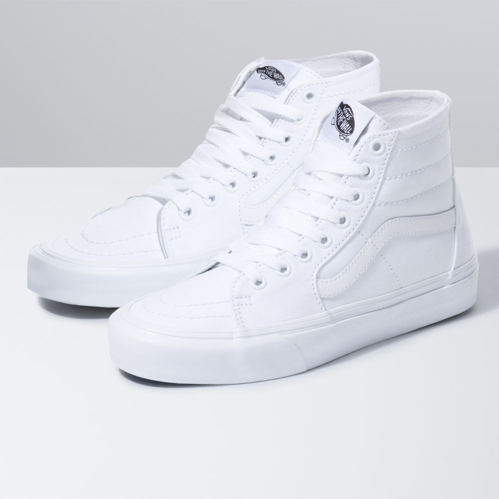 Vans Canvas Sk8-Hi Tapered Classic Dam Vita | 46083LQBD