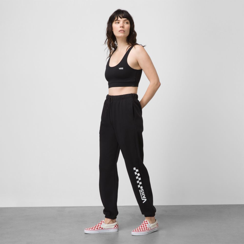 Vans Chalkboard Sweatpants Dam Svarta | 81027XQVI