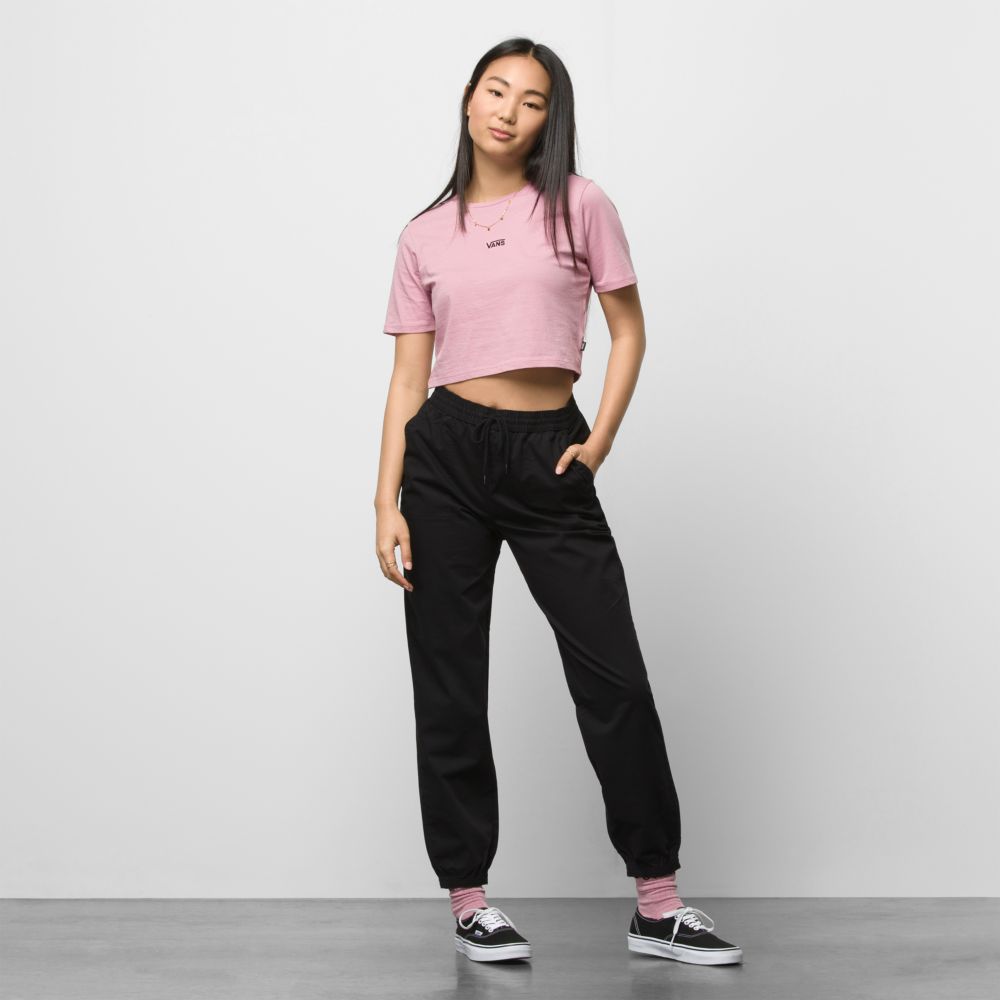 Vans Chamber Sweatpants Dam Svarta | 87192LYHA