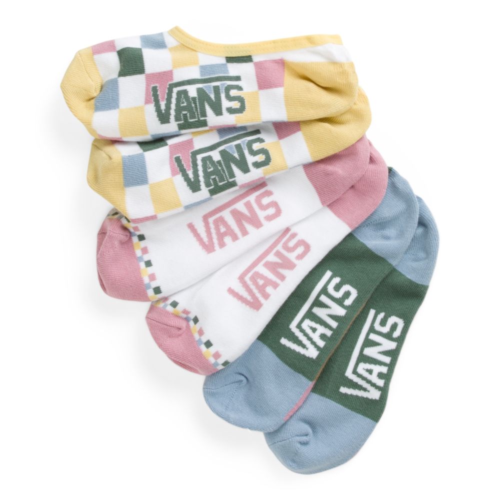 Vans Check It Canoodle 3 Pack Strumpor Dam Olika Färger | 67285XYKH