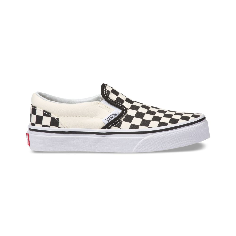 Vans Checkerboard Classic Barn Svarta Vita | 95413UIVK