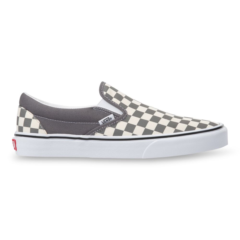 Vans Checkerboard Classic Dam Blå Grå Vita | 09281FIGD