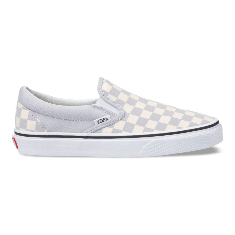 Vans Checkerboard Classic Dam Grå Vita | 63045JYUN