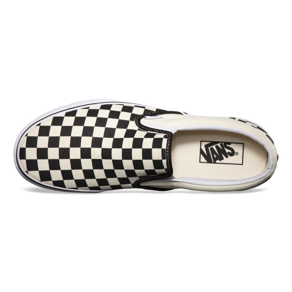 Vans Checkerboard Classic Dam Svarta Vita | 72608PBXJ