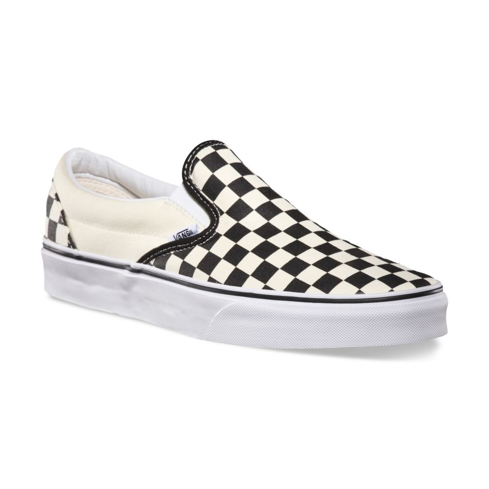 Vans Checkerboard Classic Dam Svarta Vita | 72608PBXJ