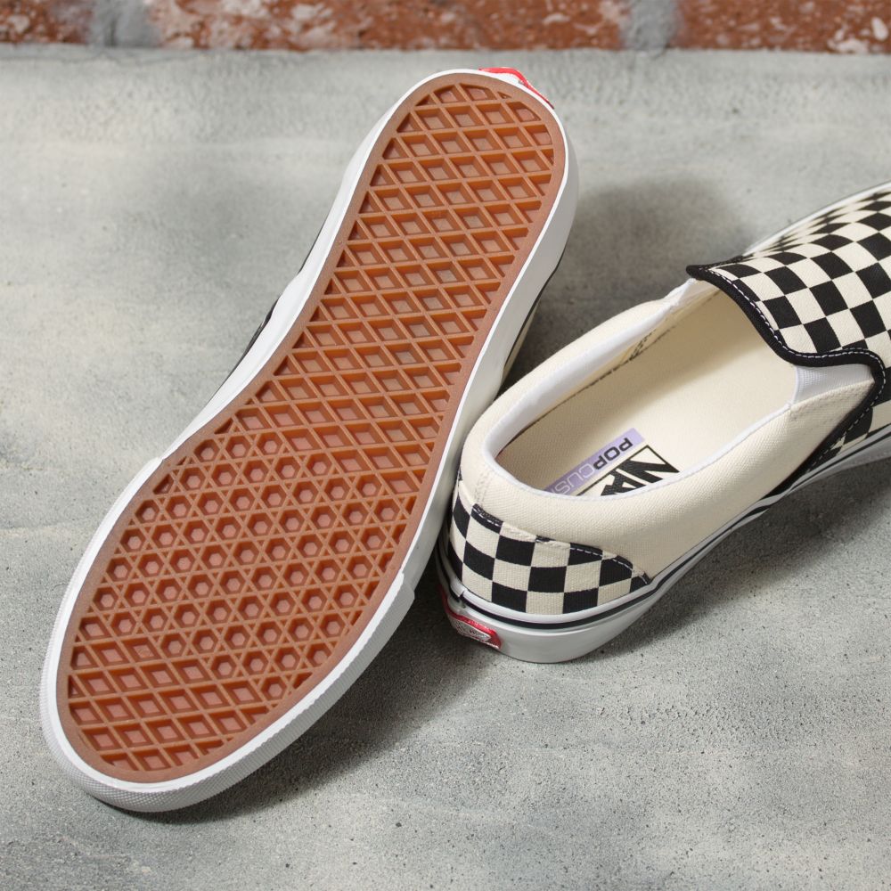 Vans Checkerboard Classic Dam Svarta Vita | 78953STHM