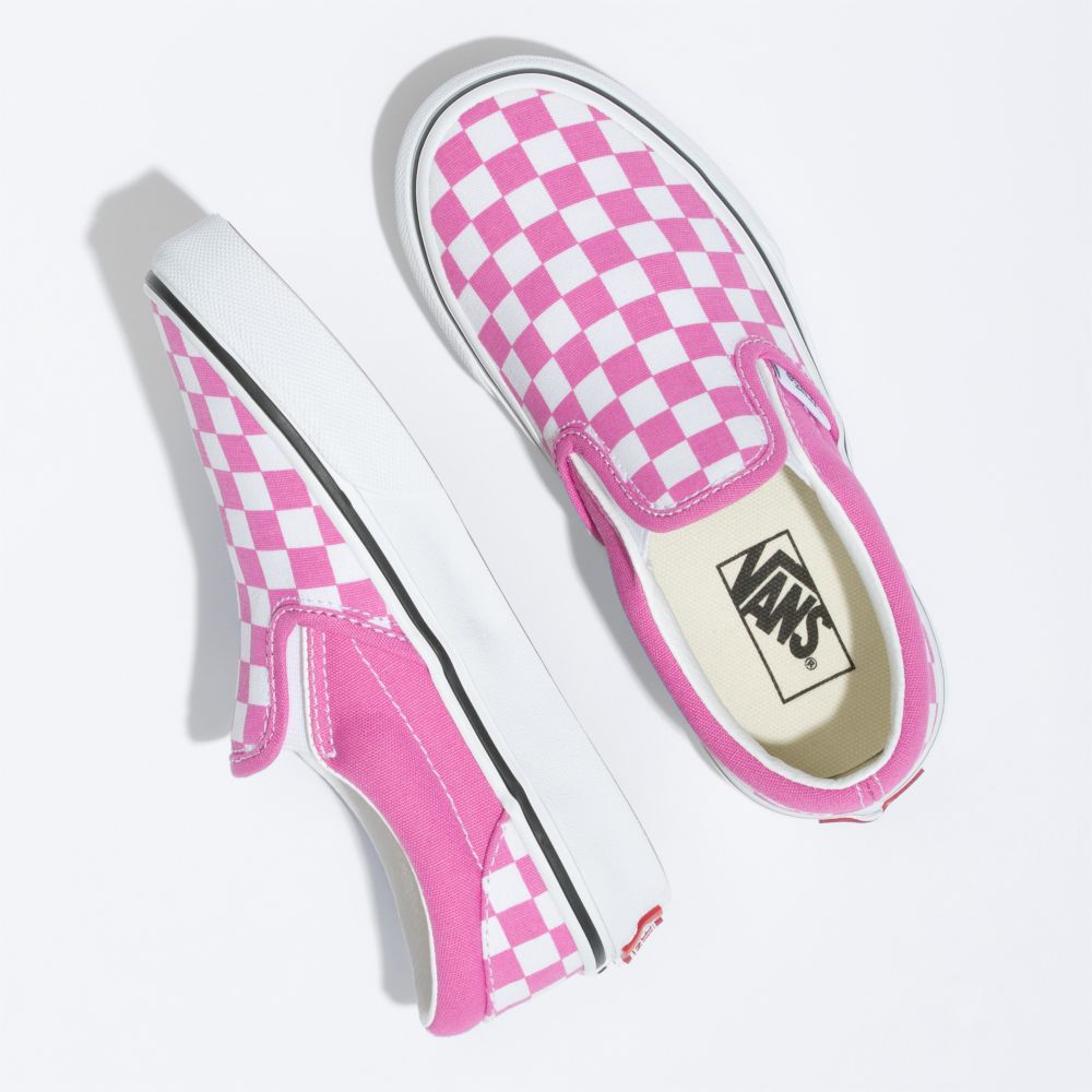 Vans Checkerboard Klassiska Classic Barn Blommiga | 89765CKMU