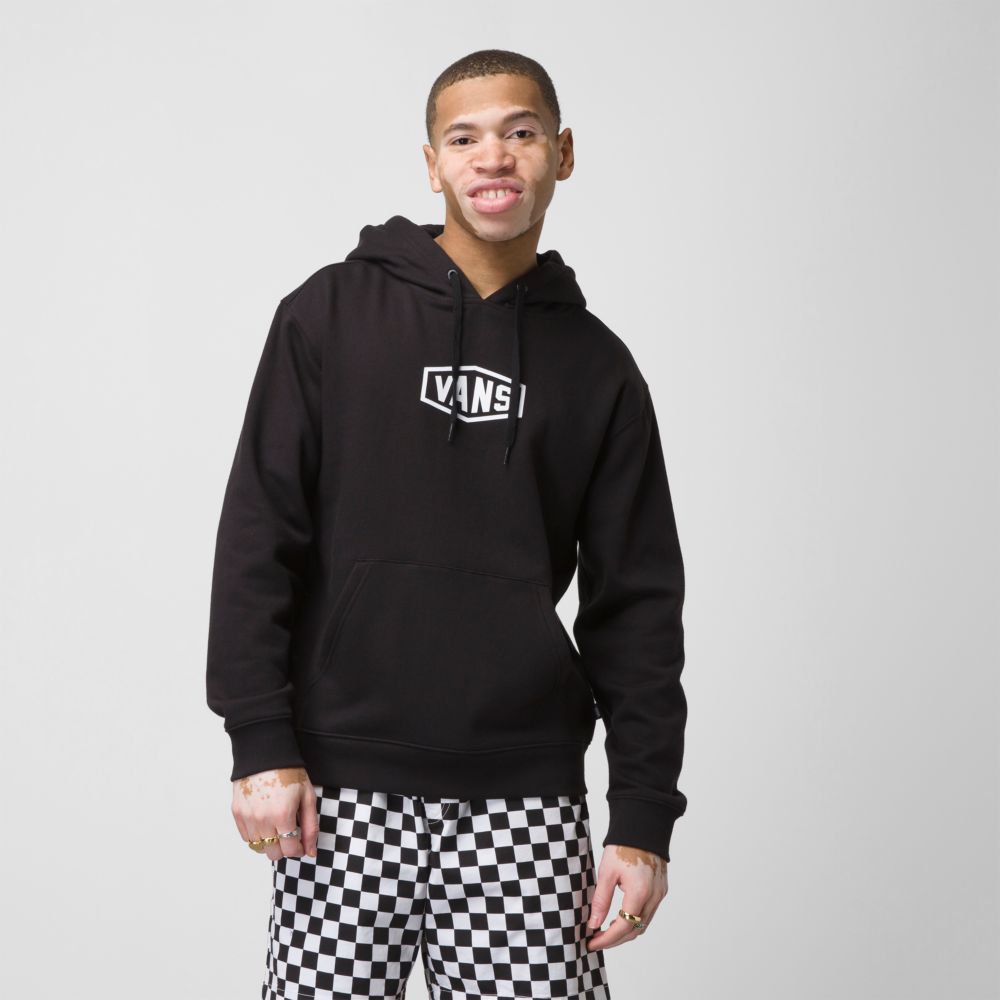 Vans Checkerboard Research Hoodie Herr Svarta | 28539MTZR