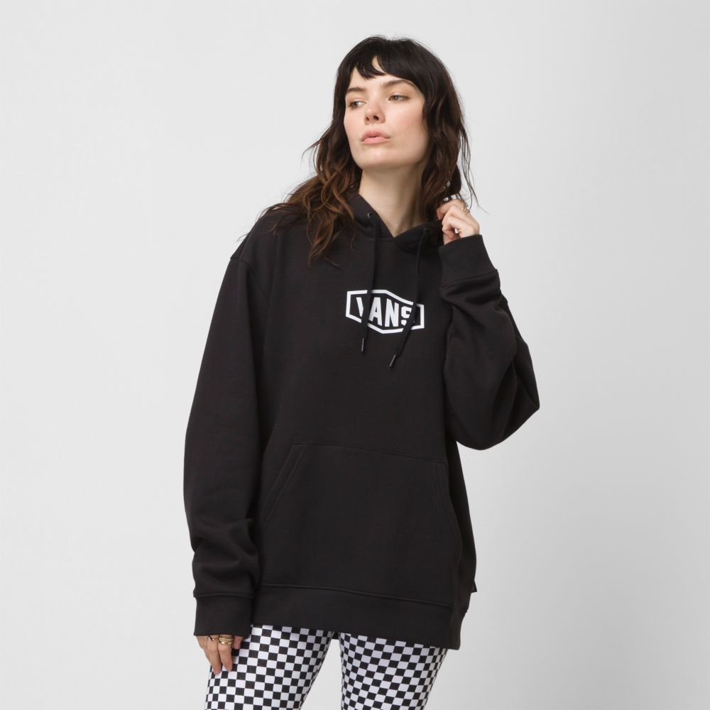 Vans Checkerboard Research Hoodie Herr Svarta | 28539MTZR