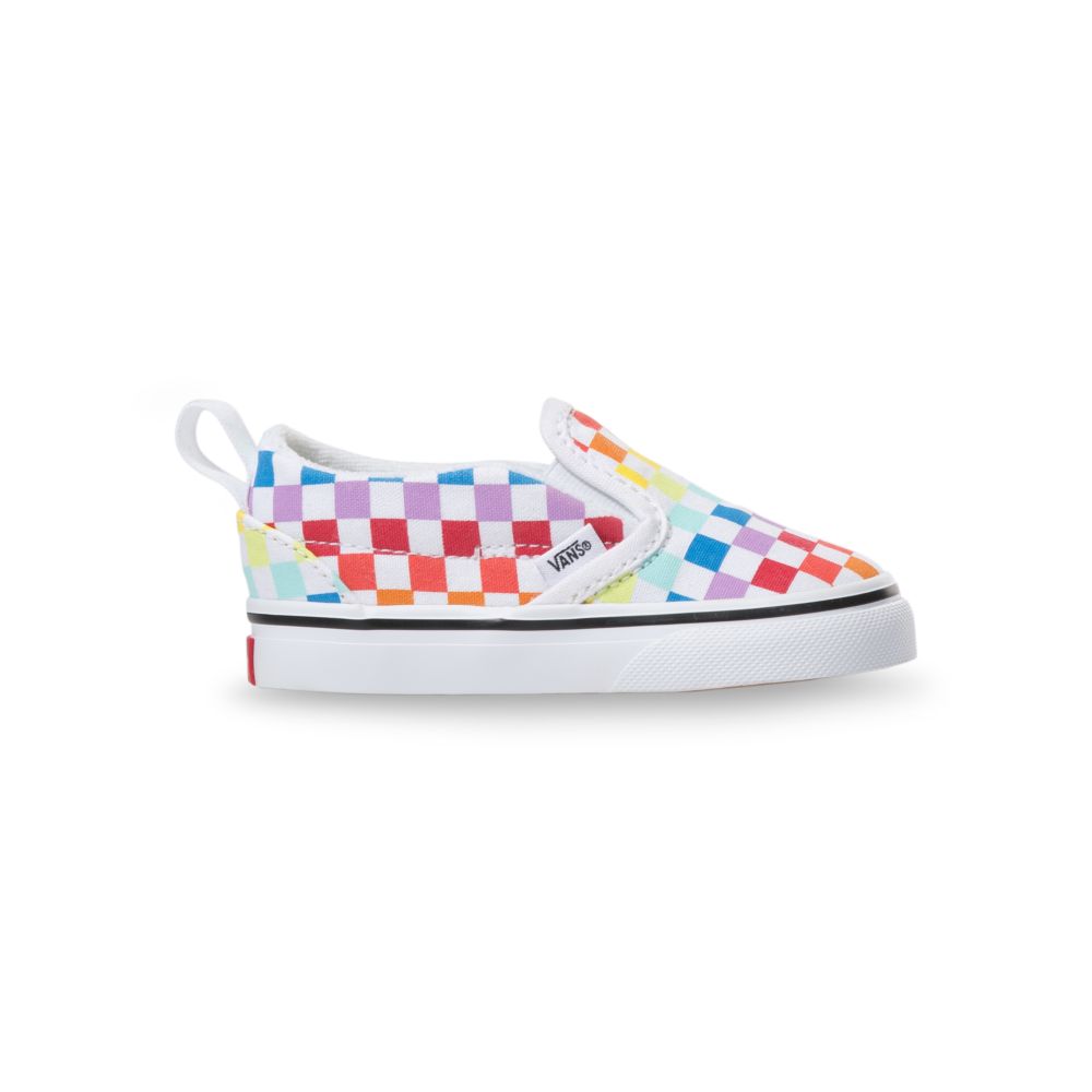 Vans Checkerboard V Classic Barn Olika Färger Vita | 58143JRGW