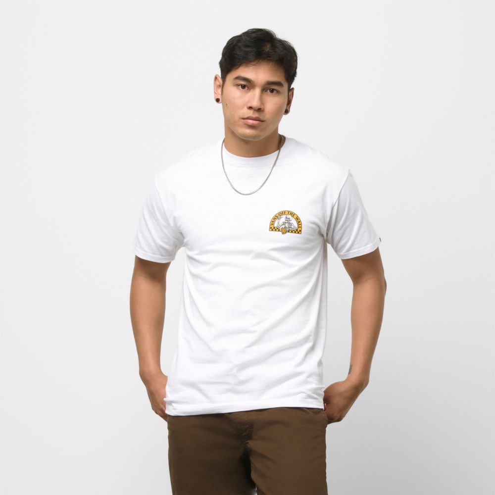 Vans Chillin Since 66 T-shirt Herr Vita | 30728UHVS