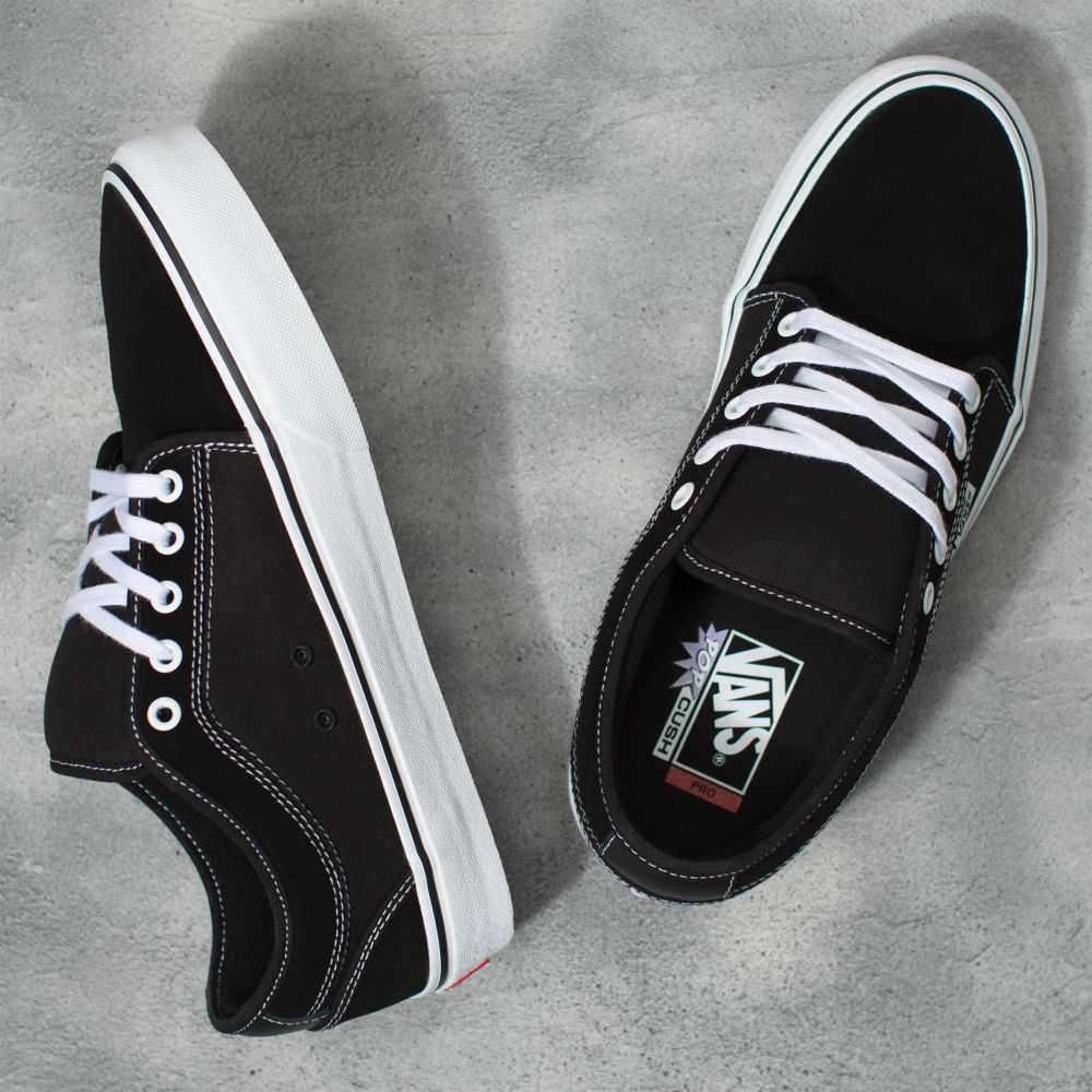 Vans Chukka Low Classic Dam Svarta Vita | 06197JDOL