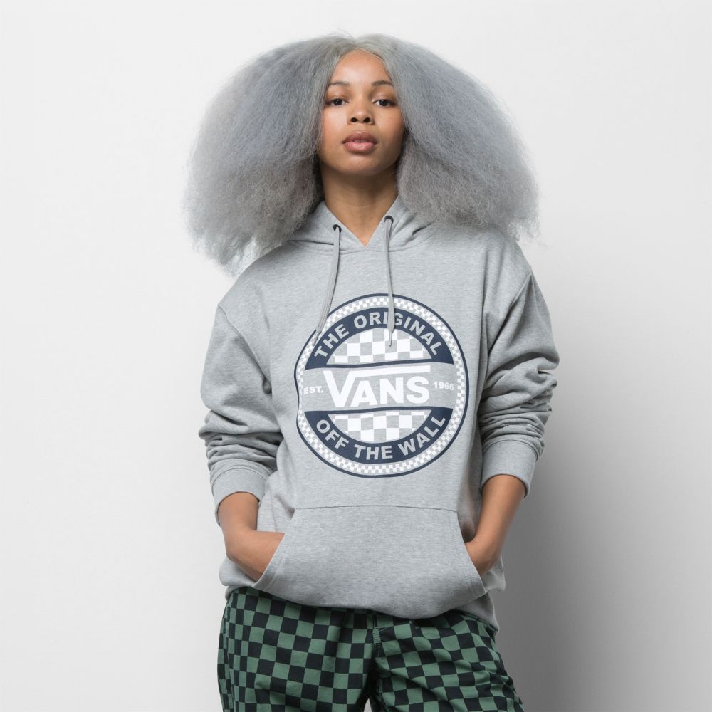 Vans Circle Checker Hoodie Herr Olika Färger | 46802PGHR