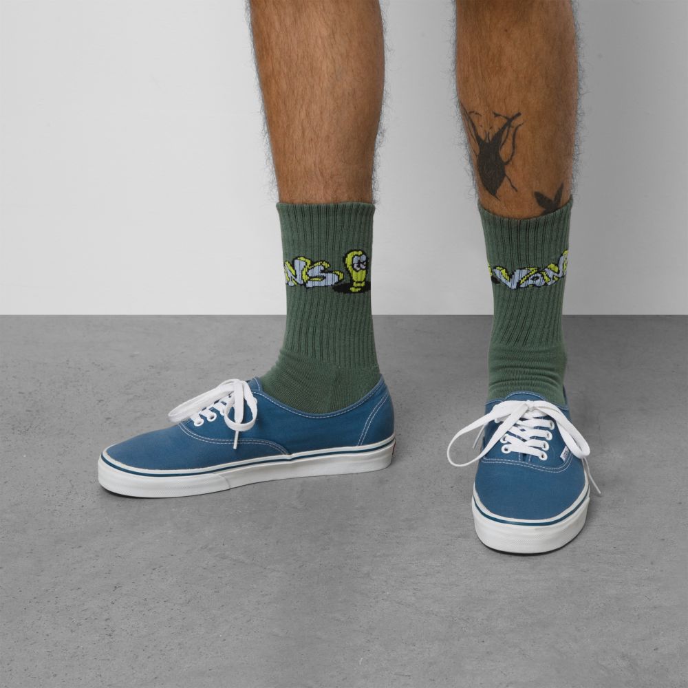 Vans Classics Crew Strumpor Herr Gröna | 79165HWPX