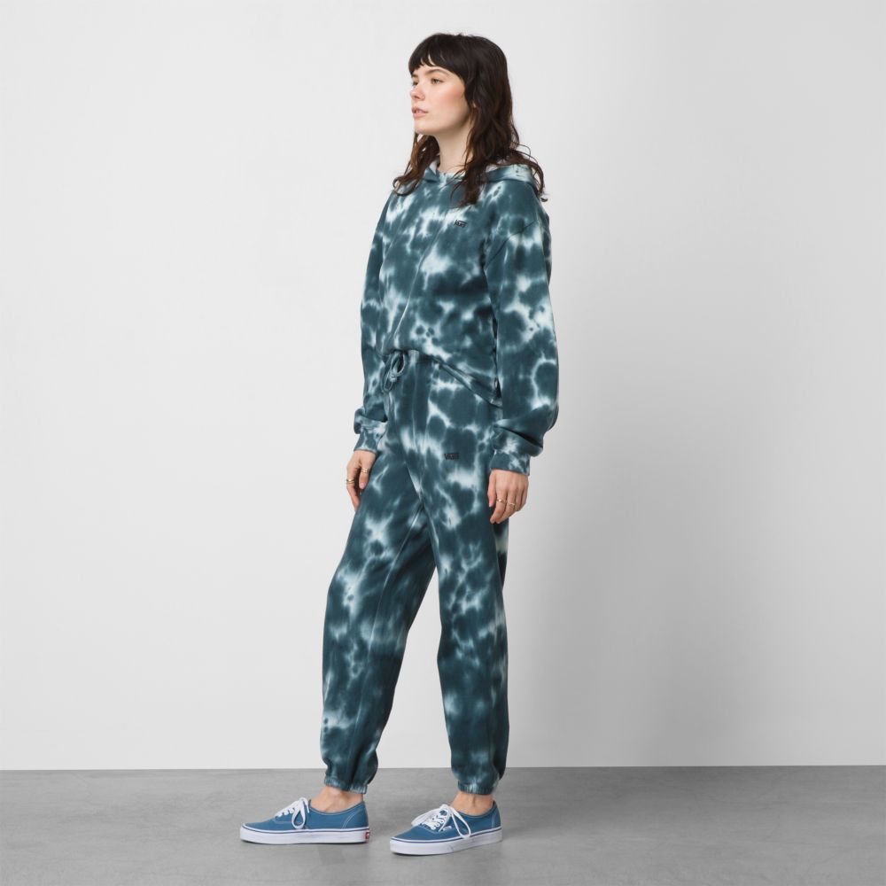 Vans Cloud Sweatpants Dam Mörkturkos | 14052NEMG