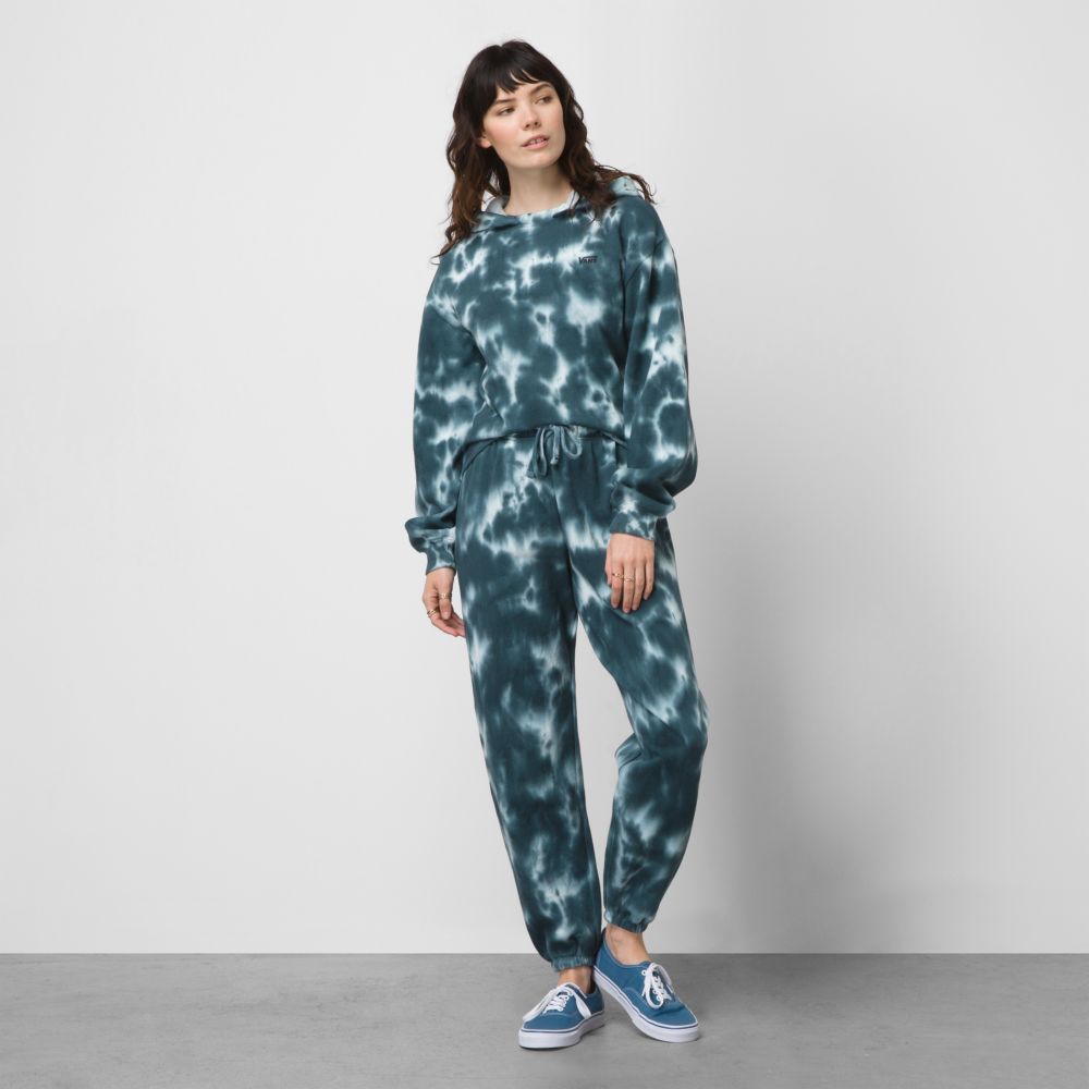 Vans Cloud Sweatpants Dam Mörkturkos | 14052NEMG