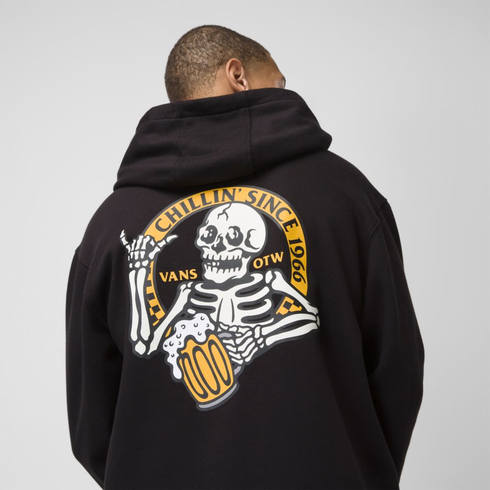 Vans Cold Chillin Hoodie Dam Svarta | 85316HUWQ