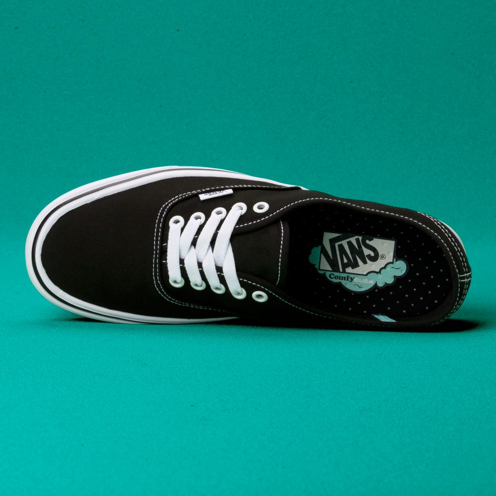 Vans ComfyCush Authentic Classic Herr Svarta Vita | 07419PICA