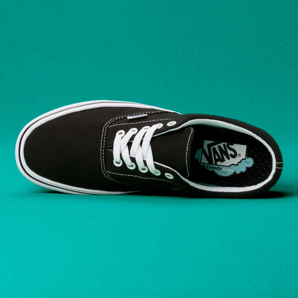 Vans ComfyCush Era Classic Dam Svarta Vita | 72931PTBJ