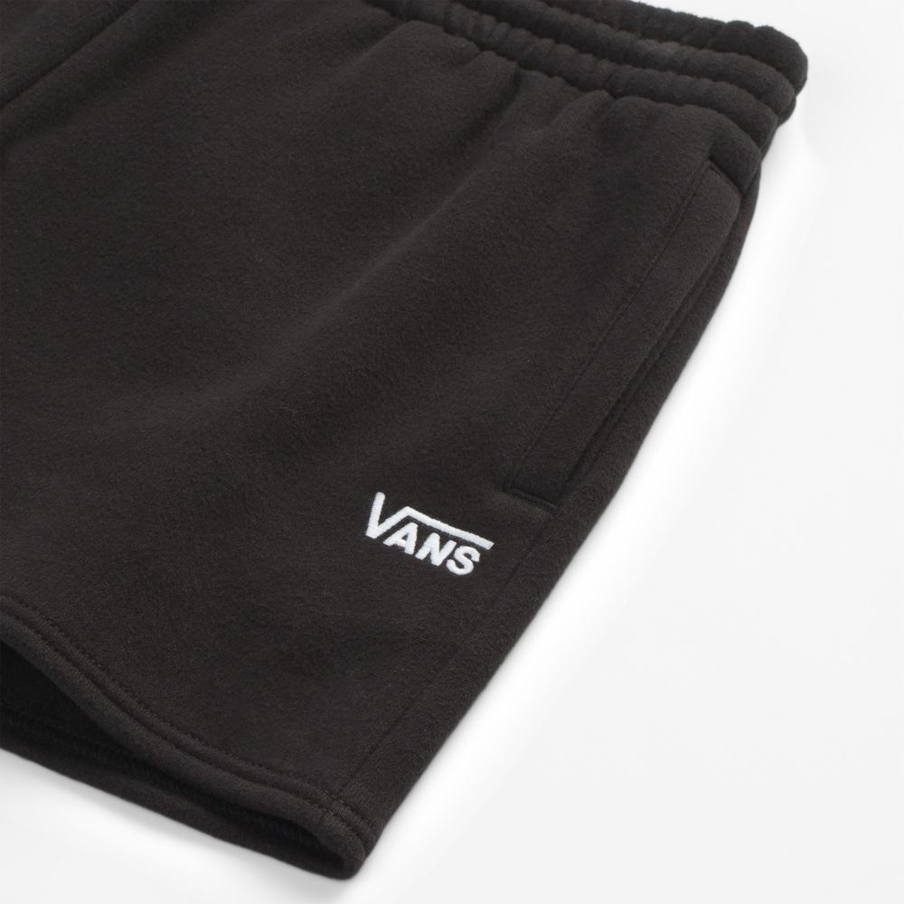 Vans ComfyCush Fleece Shorts Dam Svarta Vita | 09751TKYA