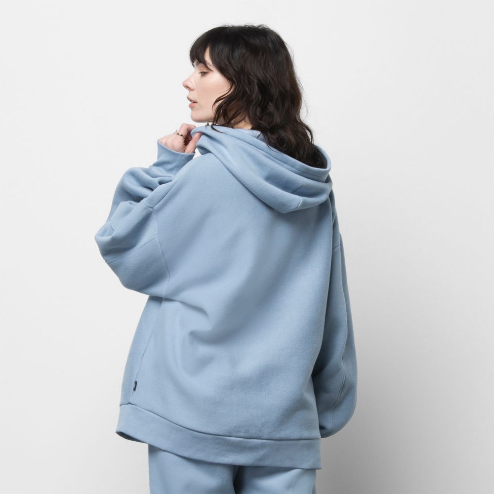 Vans ComfyCush Hoodie Dam Blå | 69205LRJK