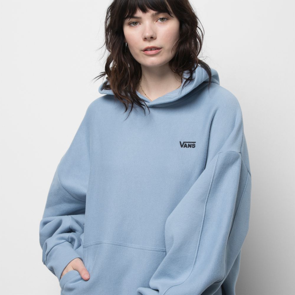 Vans ComfyCush Hoodie Dam Blå | 69205LRJK