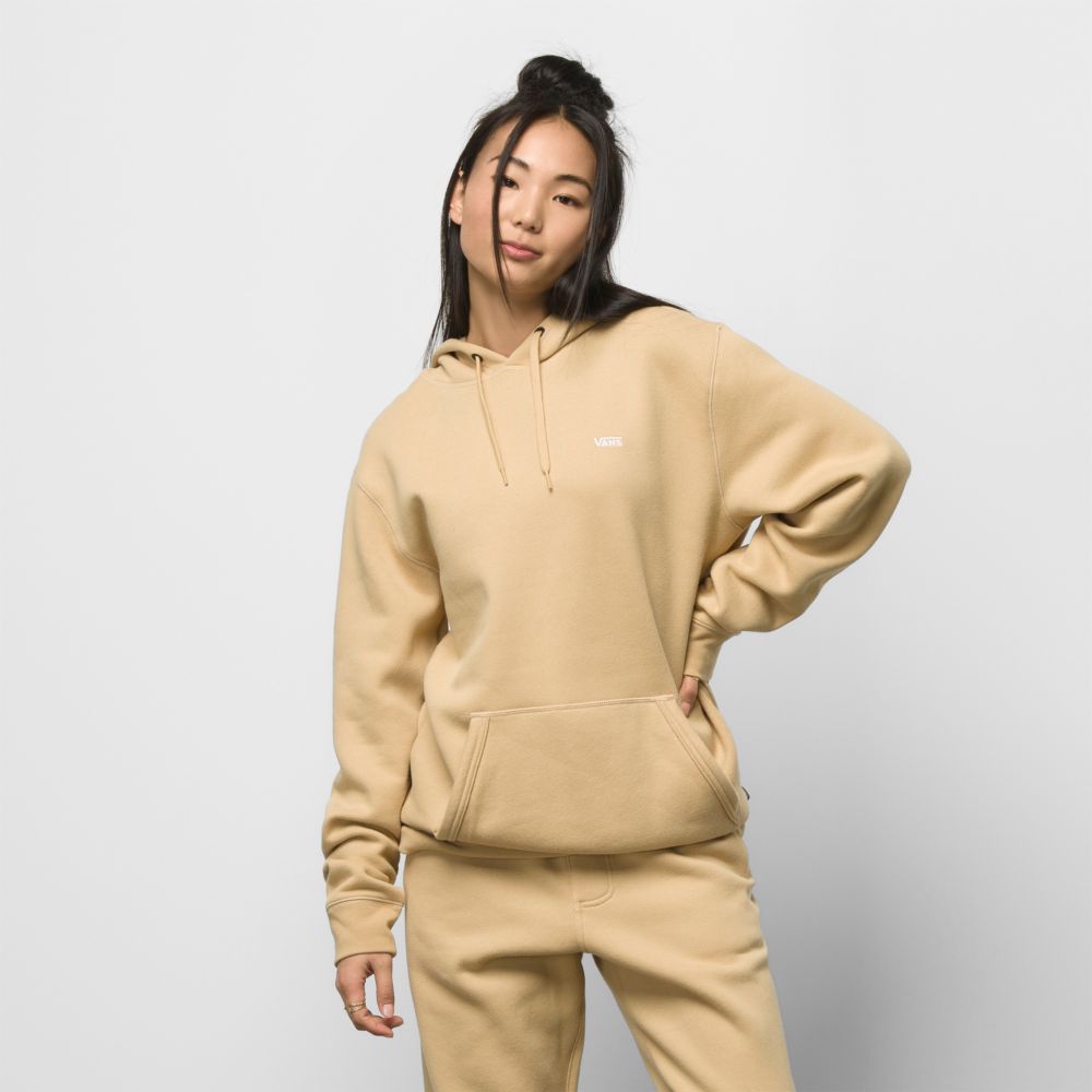 Vans ComfyCush Hoodie Dam Grå Bruna | 48203KMNS